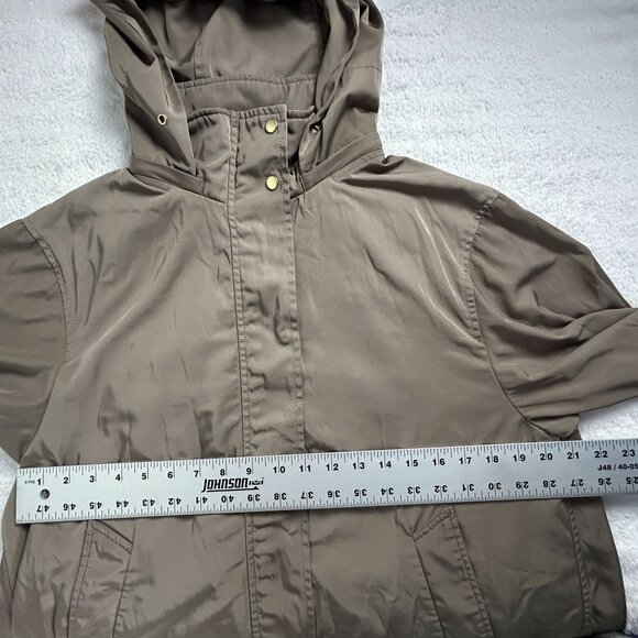 AER Adam Et Ropé Womens Hooded Parka Jacket Free Size Quilted Detachable Liner - Picture 11 of 13